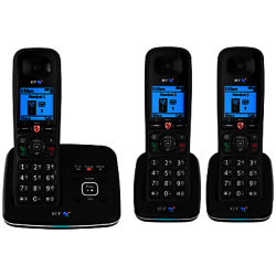 BT 6610 Digital Cordless Phone With Nuisance Call Blocking & Answering Machine, Trio DECT